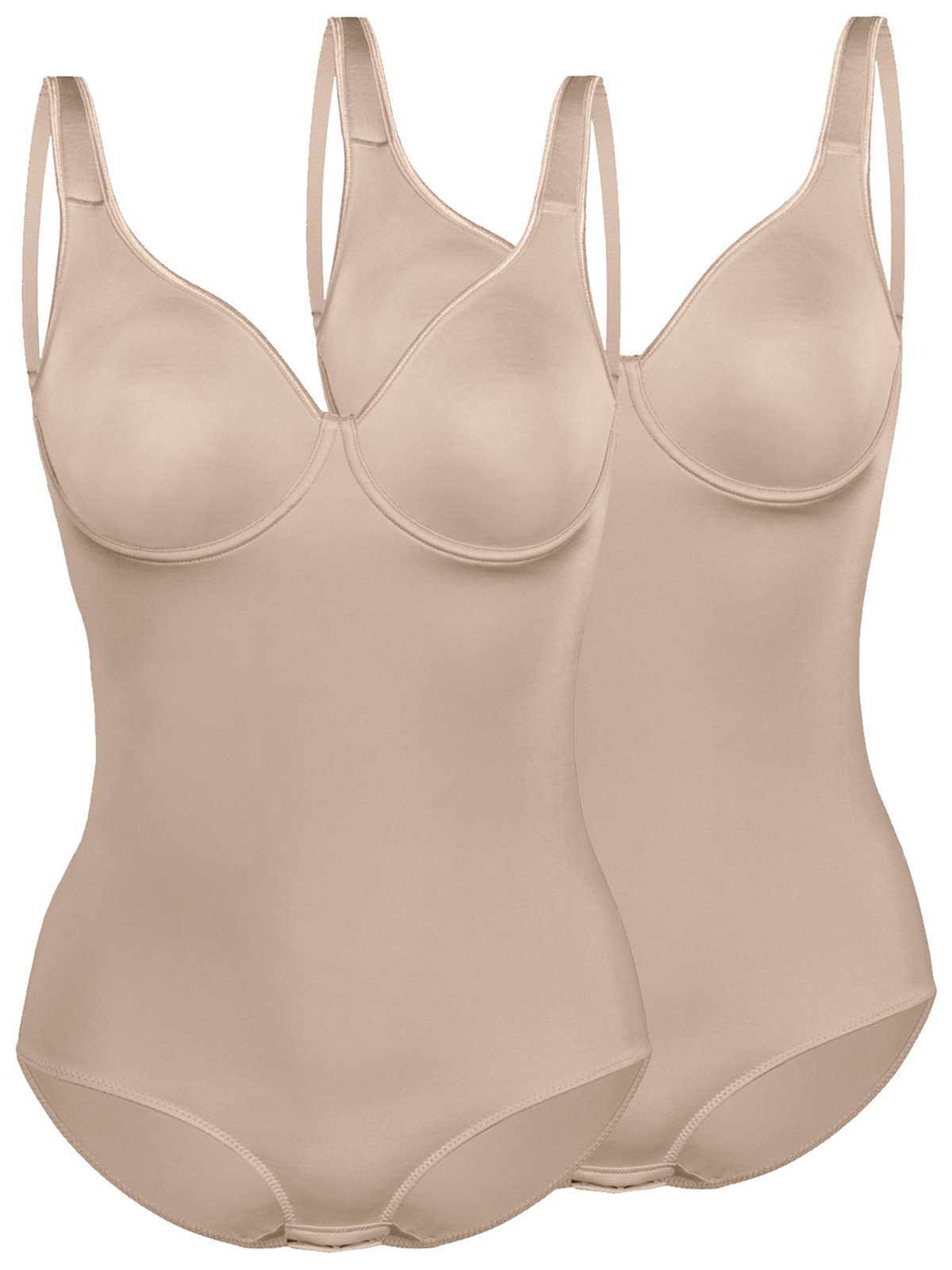 Sassa Body 2er Sparpack Body mit Bügel BASIC CONTROL (Spar-Set, 2-tlg) formendes Vorderfutter