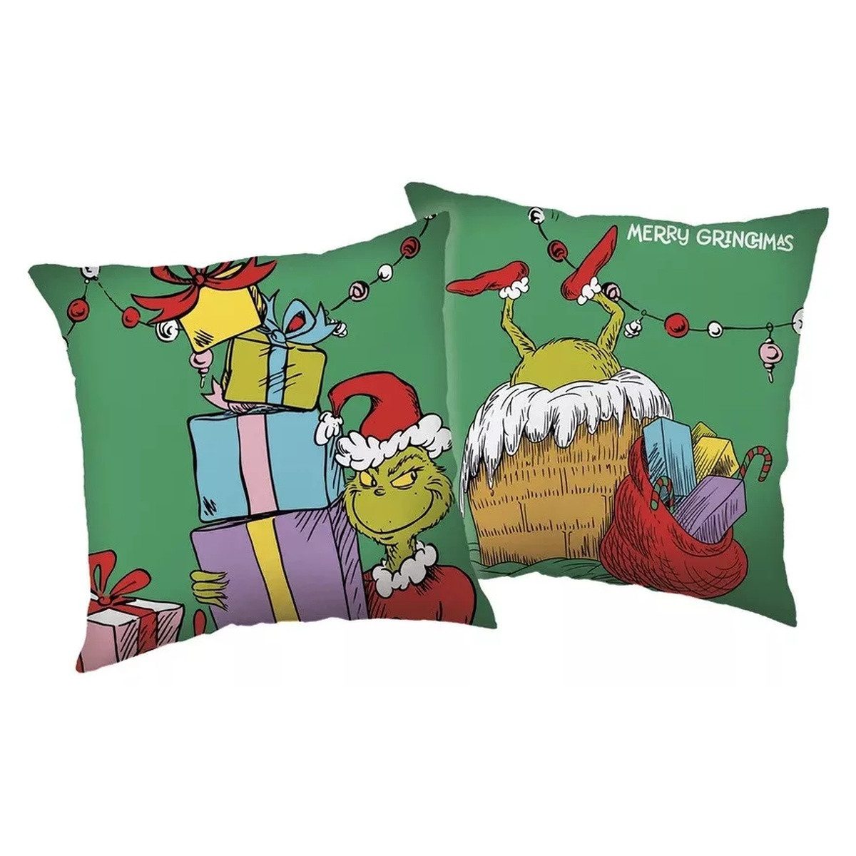 The Grinch Dekokissen Der Grinch Presents Kissen, Dekokissen 40x40 cm