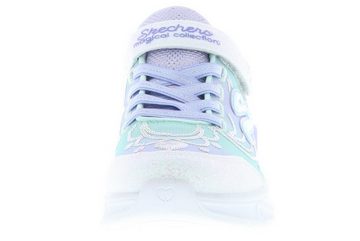 Skechers 302686L/LVMT S Lights-Princess Wishes Lavender/Multi Sneaker Lichter können am Klettriemen an- und ausgeschalten werden