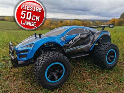 BruKa RC-Auto RC Monster Truck PIRANHA ferngesteuertes Auto Buggy Geländewagen Ghz