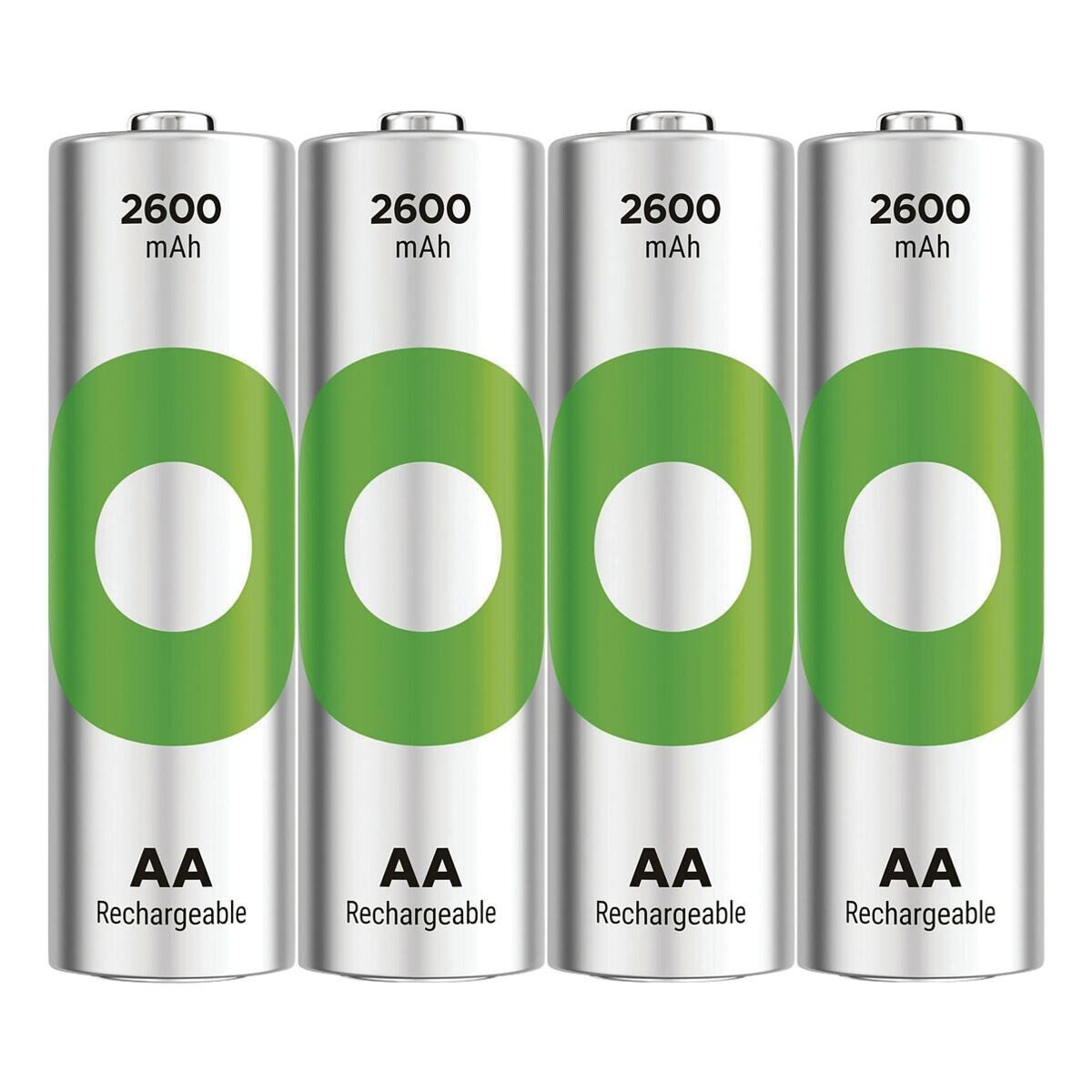 GP Batteries ReCyko Akku 2600 mAh (4 St), Mignon / AA, 2600 mAh, 1,2 V