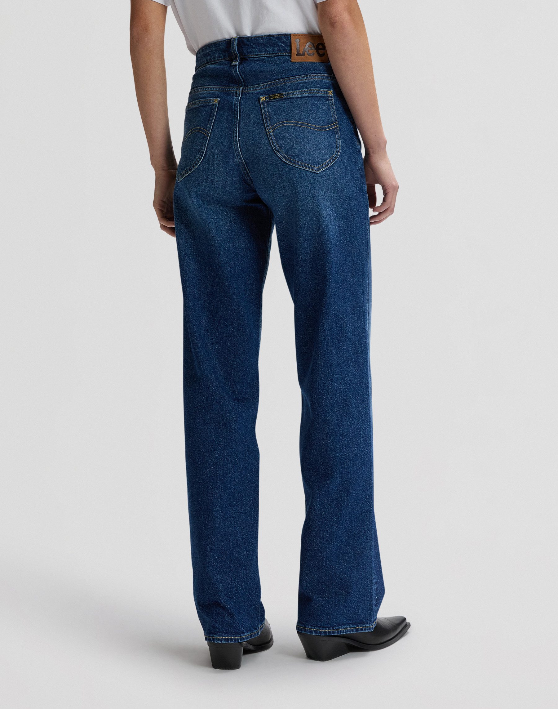 Lee® Stretch-Jeans LEE RIDER LOOSE navy cast 112378933