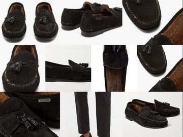 Tom Ford TOM FORD Berwick Shearling Tasselled Loafers Mokassin Schuhe Shoe Sneaker