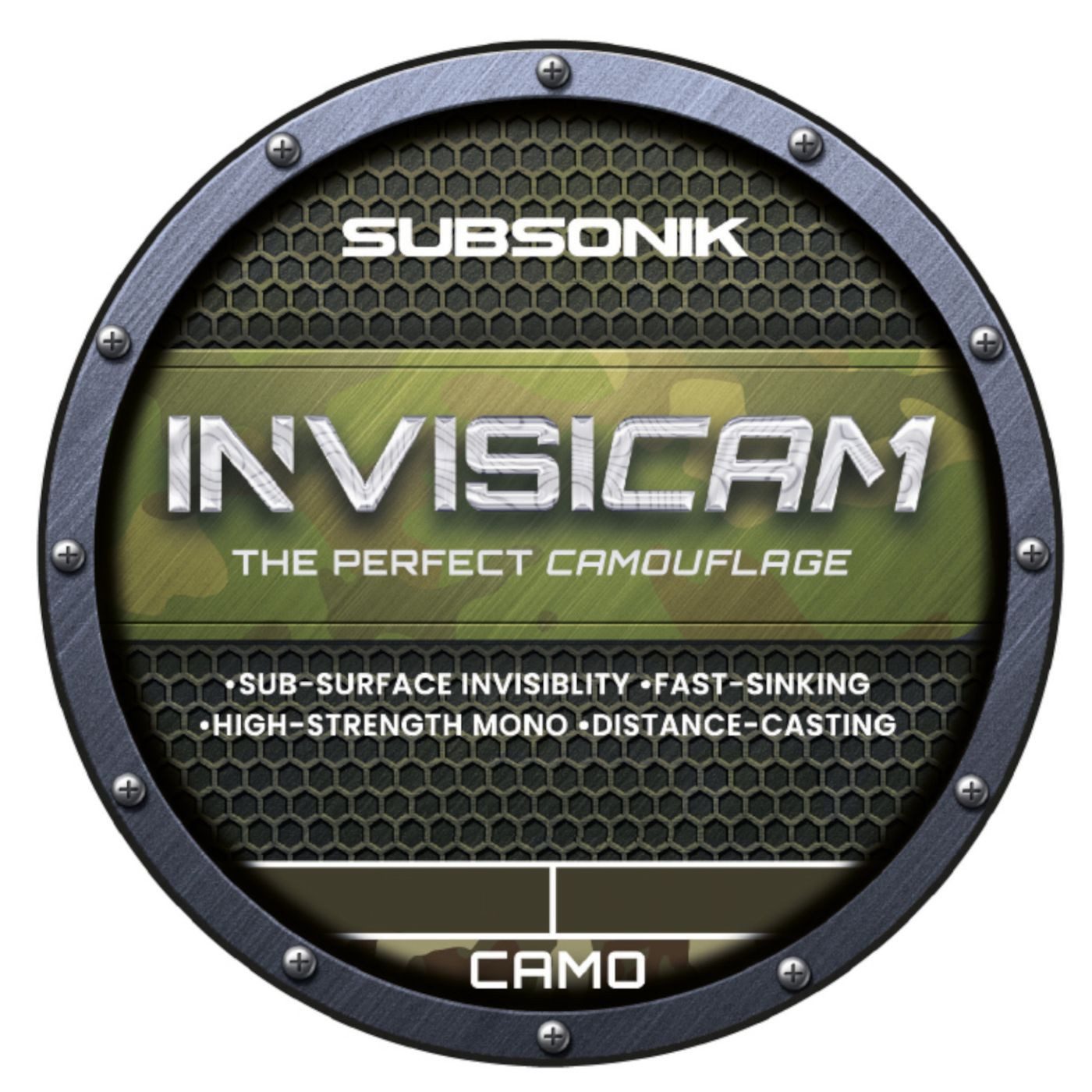 Sonik Angelschnur Sonik Subsonik Invisicam Mono 1200m - Angelschnur, 0.35 m Länge, 0.35 mm Fadendurchmesser, (1200-St)