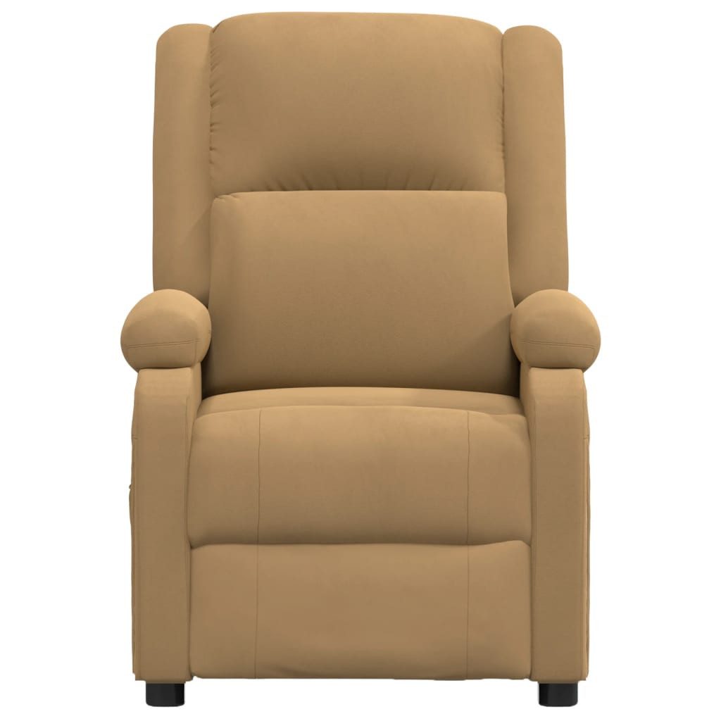 vidaXL Sessel Relaxsessel Braun Samt (1-St) günstig online kaufen