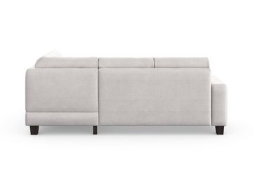 Home affaire Ecksofa Summer L-Form, mit Ottomane, mit oder ohne Bettfunktion und Bettkasten, Cord-Bezug