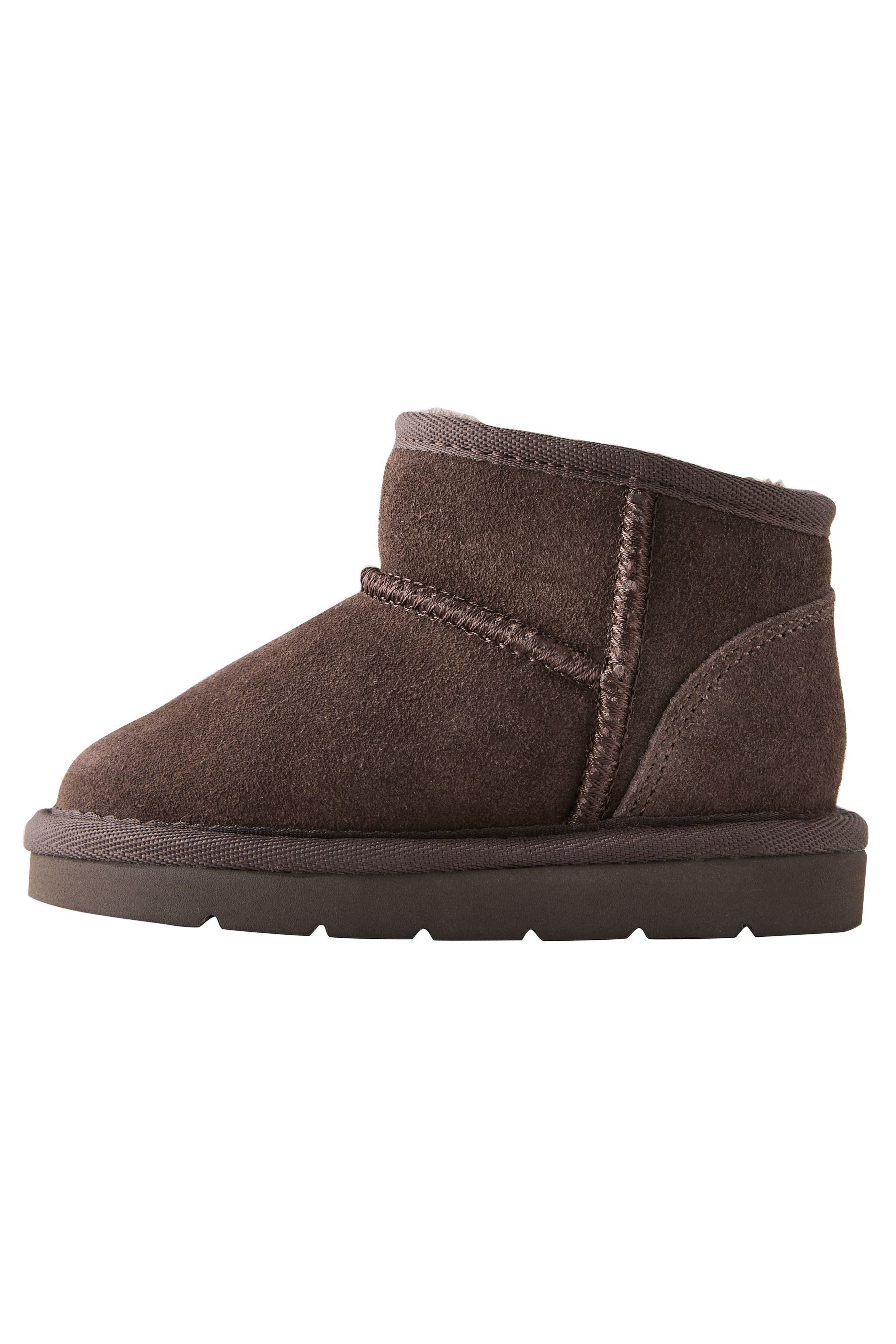 Next Schlupfstiefel aus Veloursleder, weite Passform Babystiefel (1-tlg)