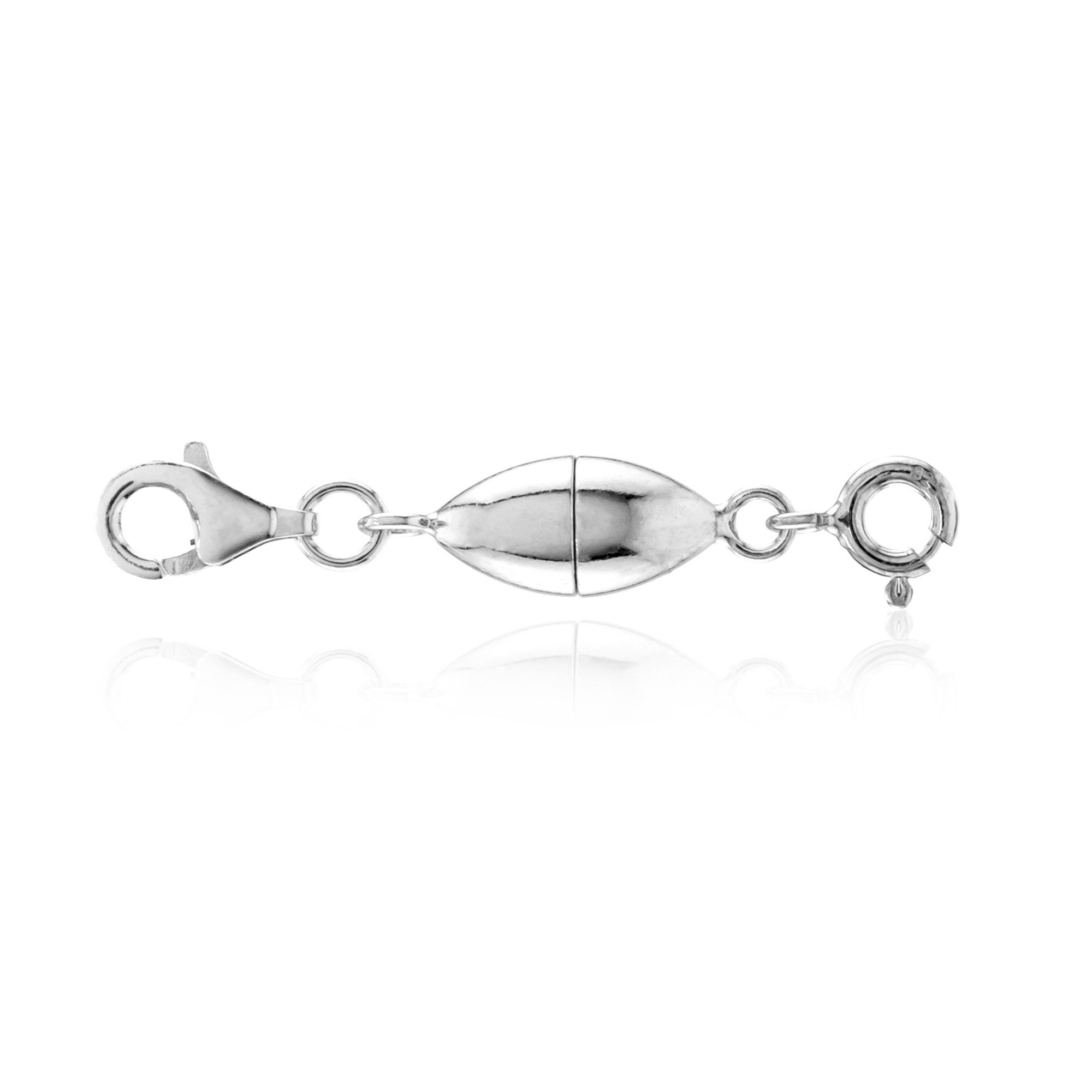 Cavill Silberkette Sterling Silber Magnetverschluss 925, 3,5 cm poliert, sicherer Halt (1-tlg)
