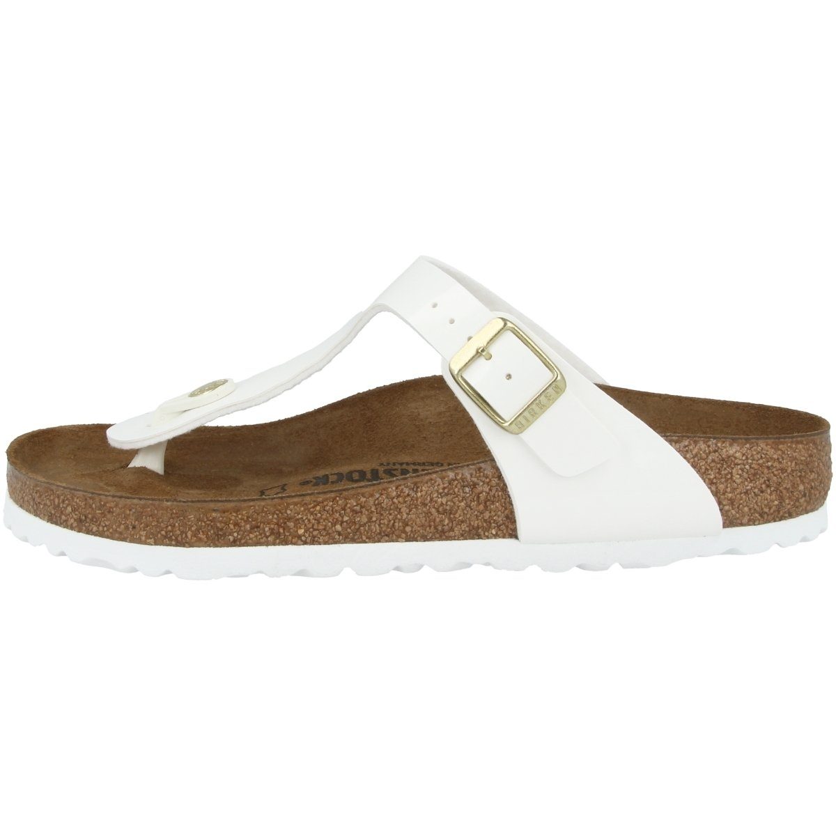 Birkenstock Gizeh Birko-Flor Lack normal Damen Zehentrenner Sandalen, Sandaletten, Sommerschuhe, Badeschuhe, Zehentrenner