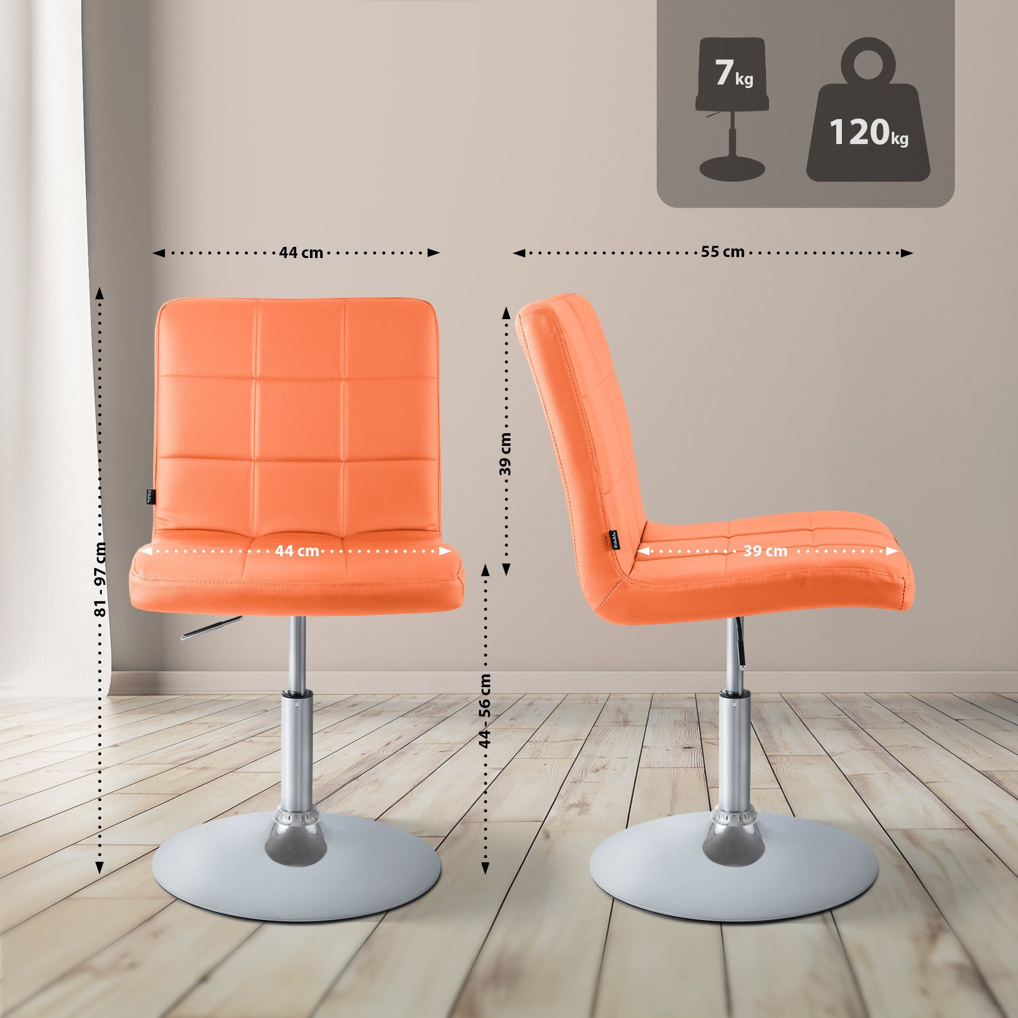 CLP Esszimmerstuhl Ricky, Kunstlederbezug, drehbar und günstig online kaufen