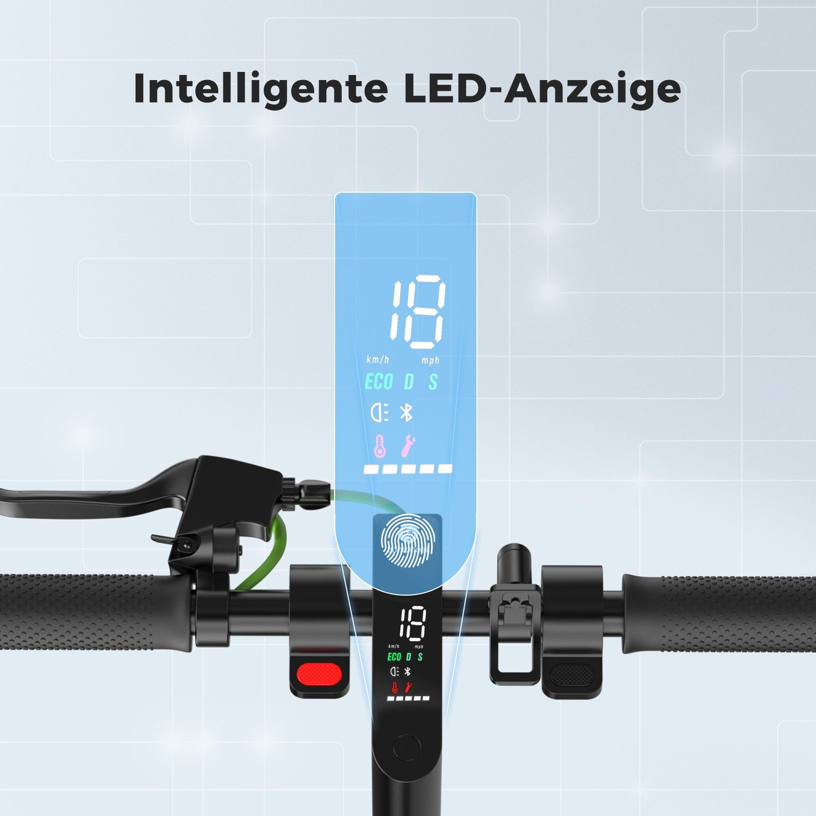Thumbnail - iscooter E-Scooter 2 Stück 8.5 Zoll E Scooter mit Straßenzulassung, Doppelfederung, 350,00 W, 20,00 km/h, 30 KM Reichwei...