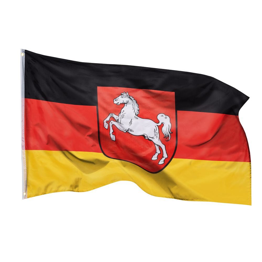Flagge Niedersachsen Flagge 90 x 150 cm Niedersächsische Bundesland Fahne
