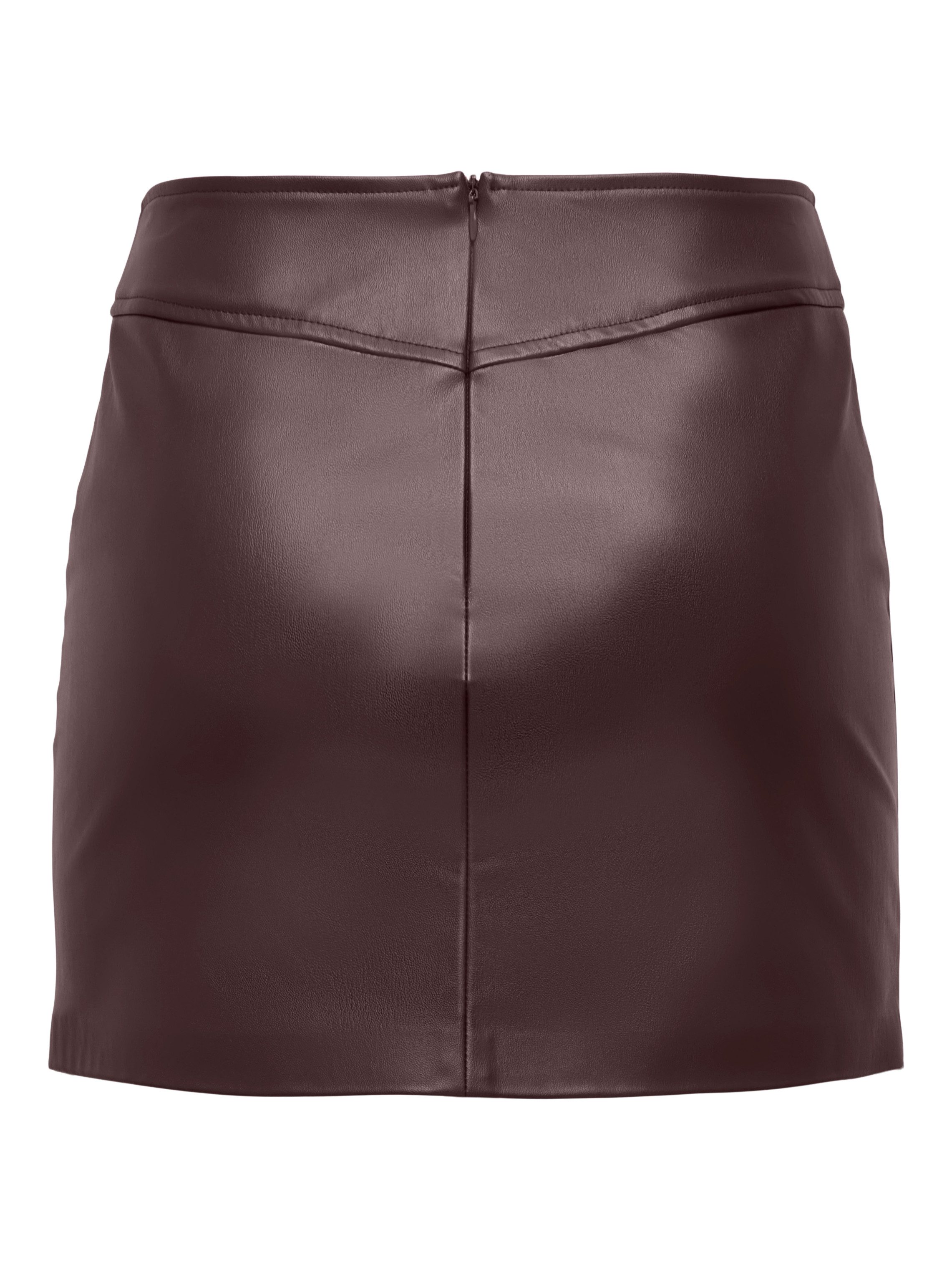 ONLY Lederimitatrock ONLBITTEN FAUX LEATH MINI SKIRT CC OTW Lederimitat