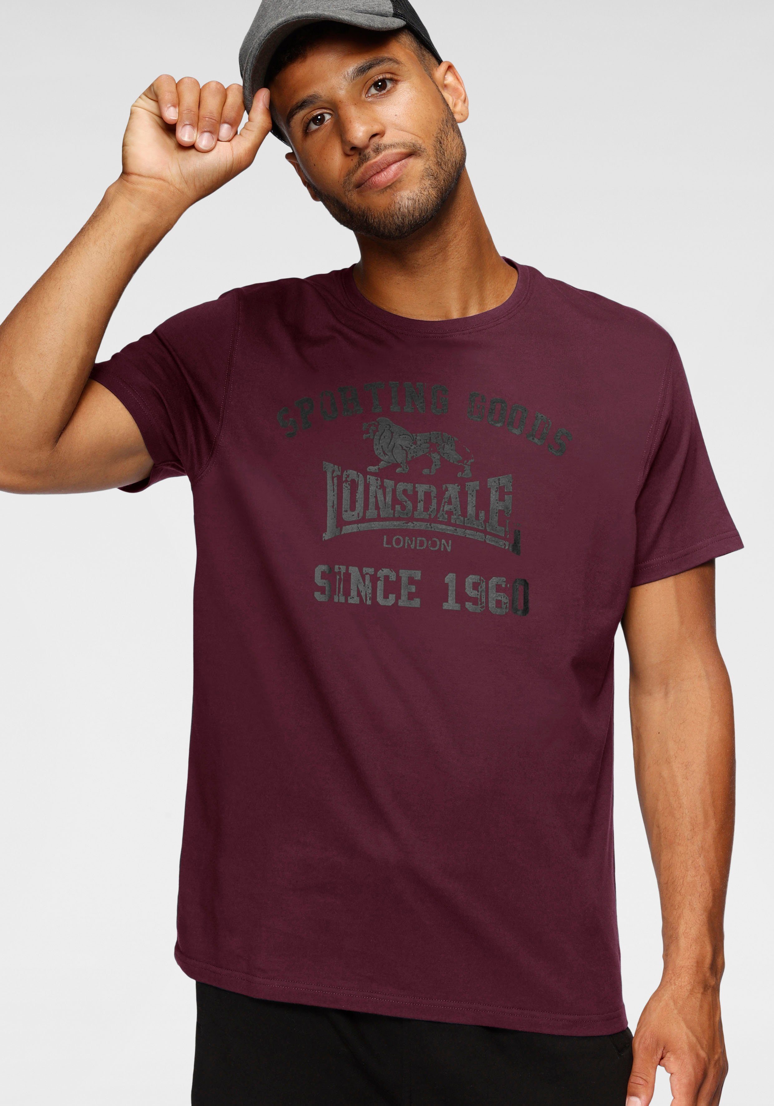 T-Shirt 2-tlg., SUSSEX-TORBAY (Packung, Lonsdale 2er-Pack)