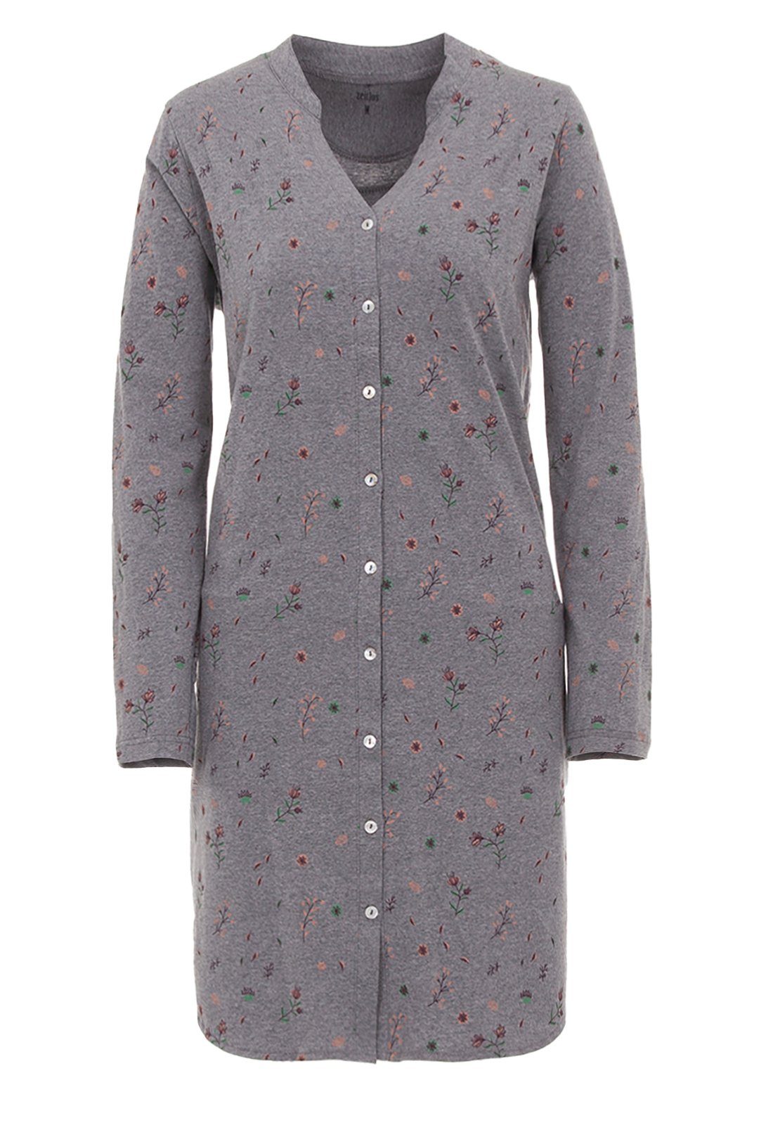 zeitlos Nachthemd »zeitlos Nachthemd Damen Langarm Durchgehende Knopfleiste  Baumwolle« online kaufen | OTTO