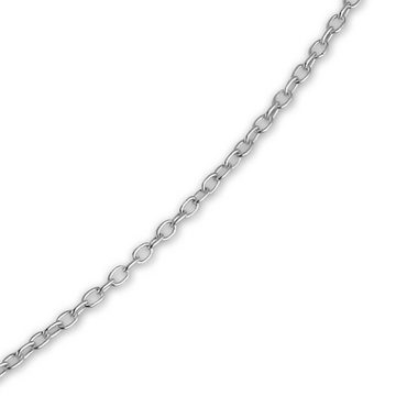 SilberDream Silberkette SilberDream Unendlich Halskette silber, Halskette (Unendlich) ca. 45cm, 925 Sterling Silber, Farbe: silber