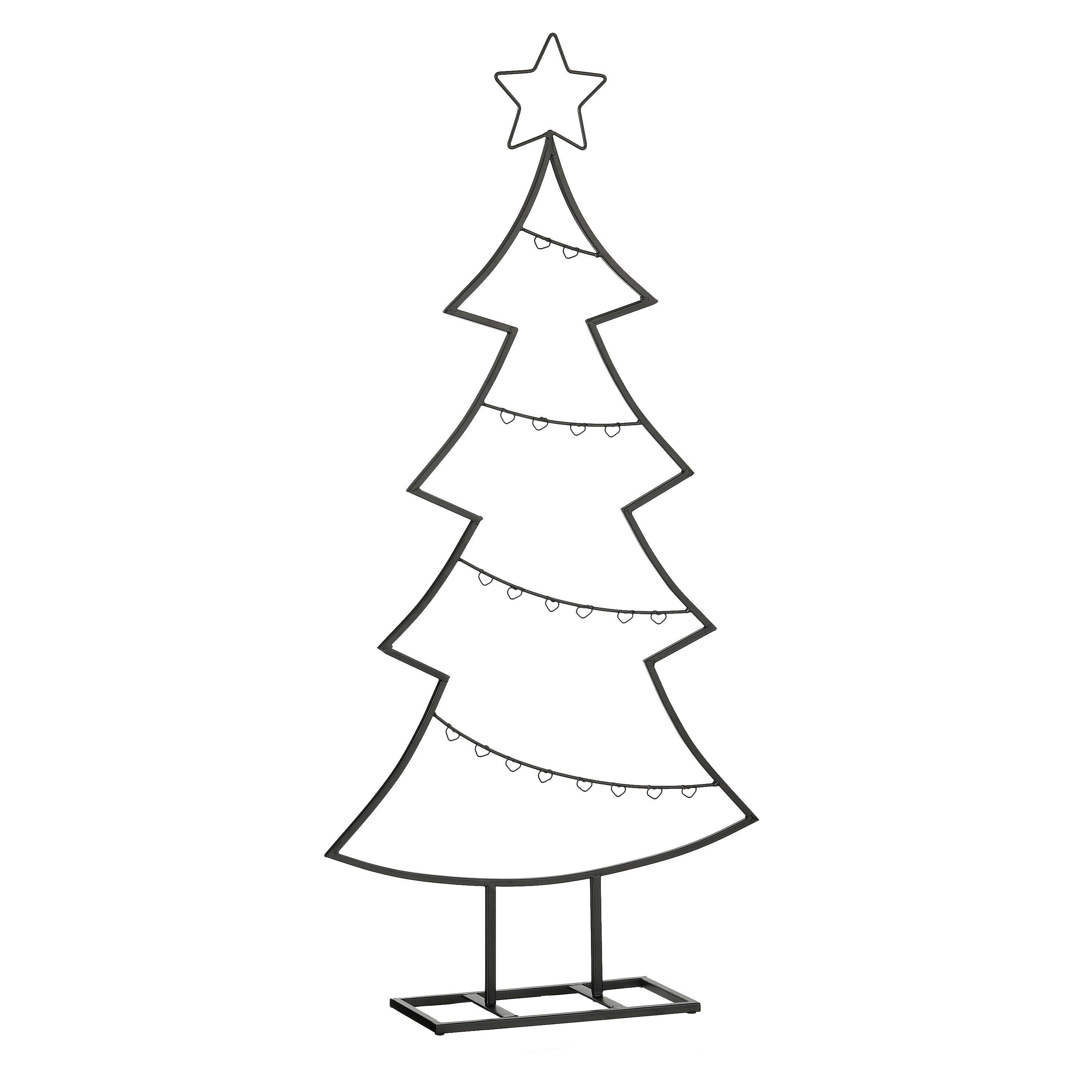 Mica Decorations Mica Decorations Dekoration Baum schwarz - l50xb15xh105cm