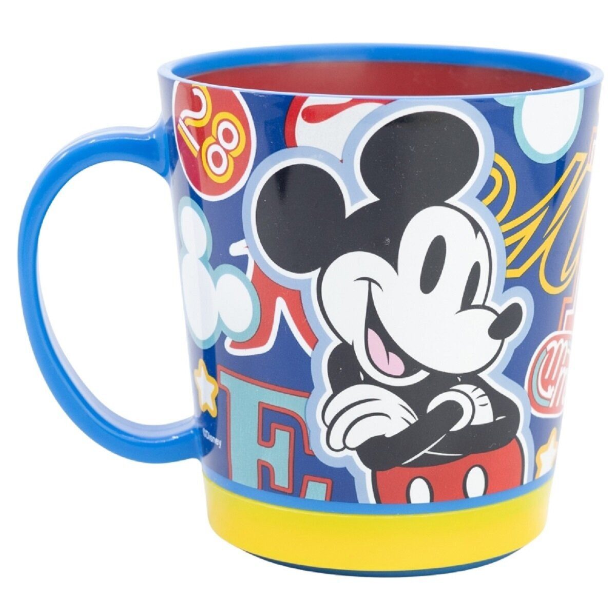 Disney Trinkflasche Disney Mickey Mouse Trinkbecher PP 410ml Drop Safe Smartgrip-System