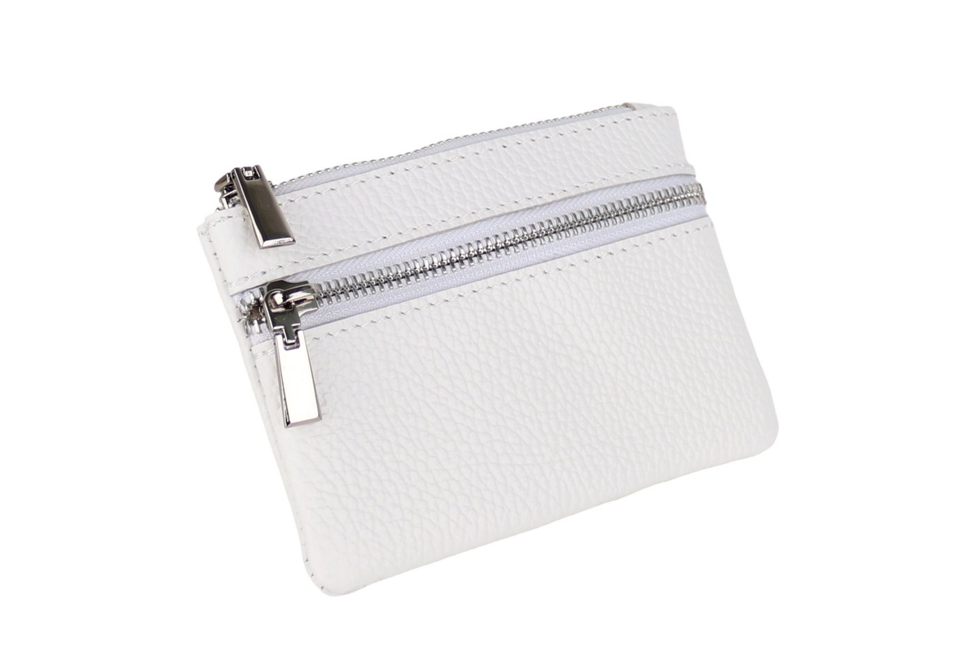 MIRROSI Mini Geldbörse Kleines Portemonnaie MADE IN ITALY Echtleder (14,5x9,5x1cm BXHXT), viele tolle Trendfarben zur Auswahl, leicht