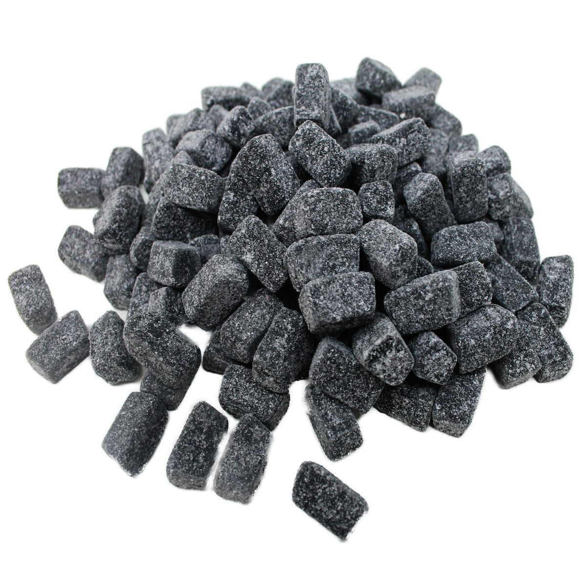 Fruchtgummi Bären & Co. Süßigkeit, Lakritz Sukay kleine Hartlakritz Stücke mit einer Zuckerkruste 300g