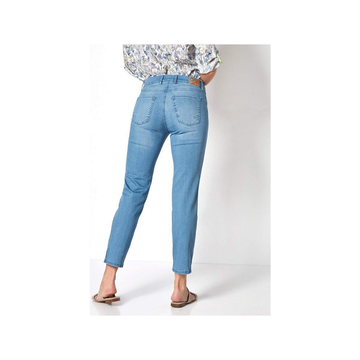 TONI 5-Pocket-Jeans (1-tlg) regular blau