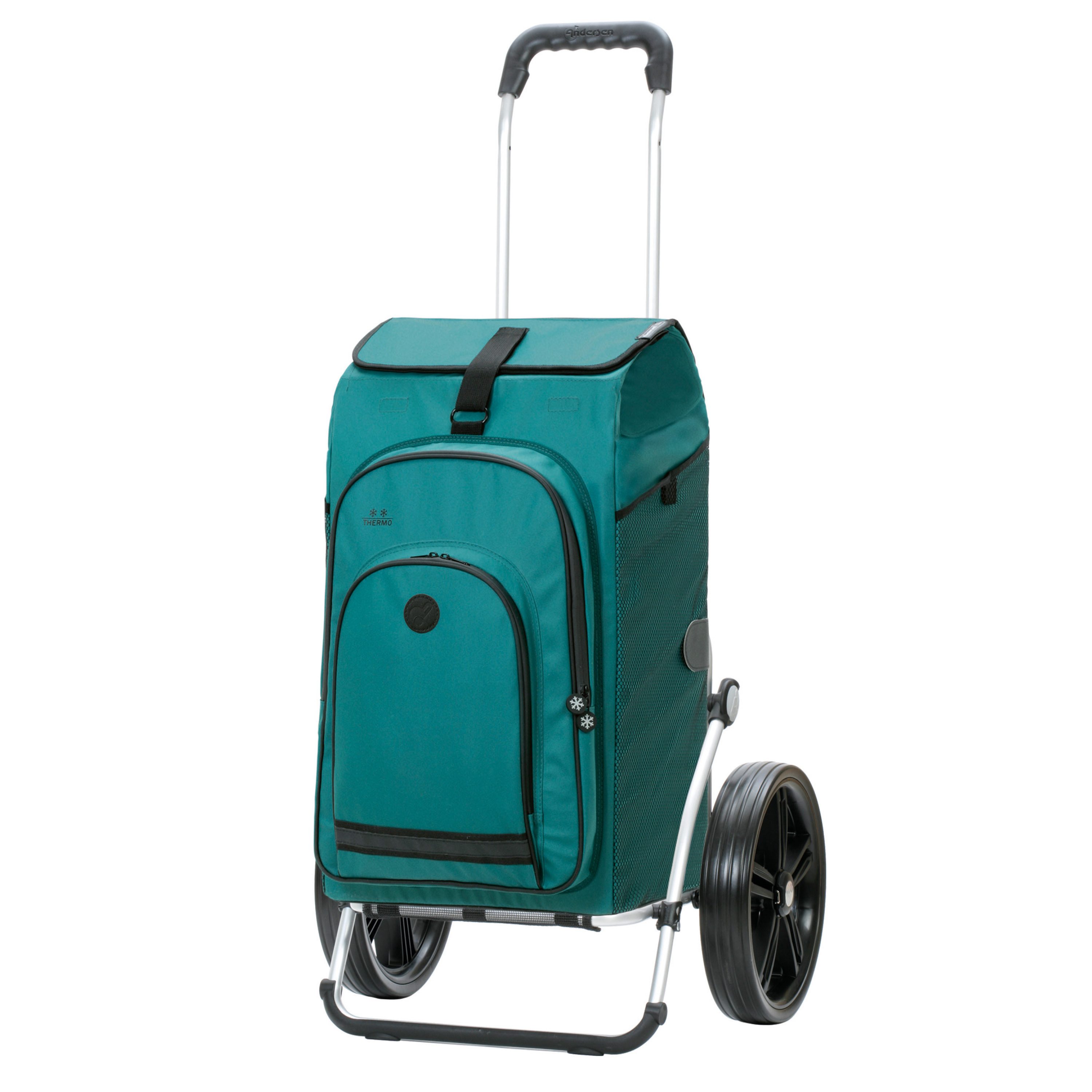 Andersen Einkaufstrolley Royal Shopper Hydro 3.0 petrol, Thermofach 8 Liter, klappbar, belastbar bis 50kg, wasserabweisend