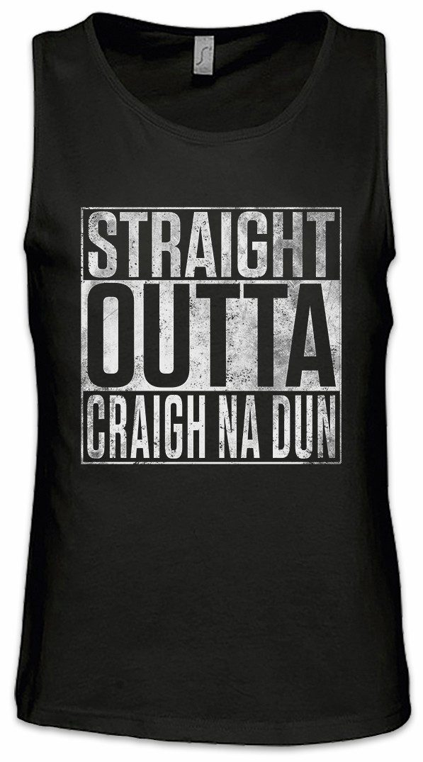 Tanktop Straight Outta Craigh Na Dun Ärmelloses T-Shirt Scots Scotland