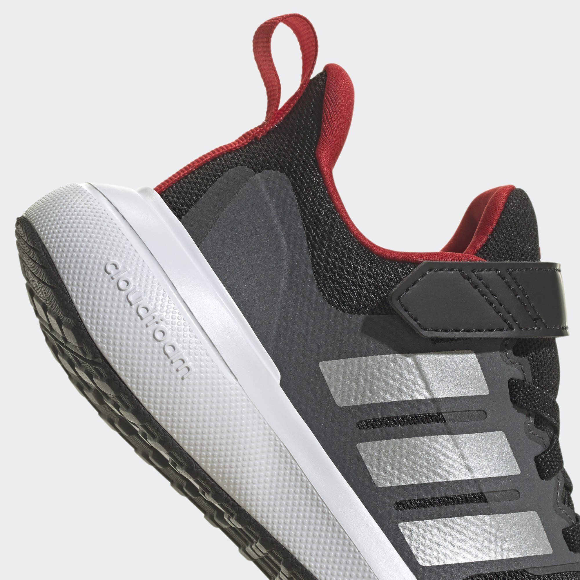 Metallic Black Sportswear Core / / Better adidas Silver Scarlet Sneaker