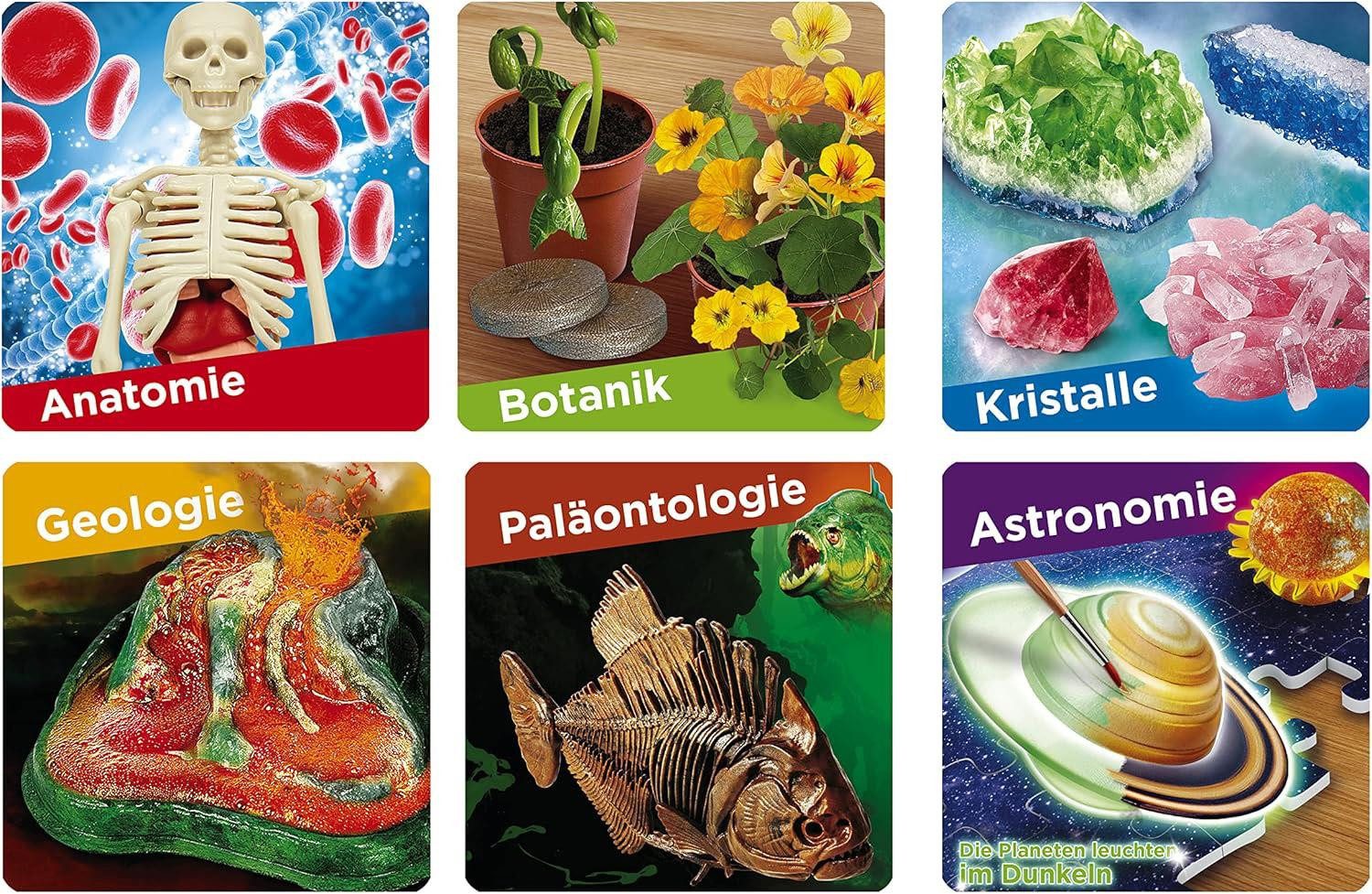 Clementoni® Experimentierkasten Clementoni 59042 - Das Maxi-Set der Naturwissenschaften
