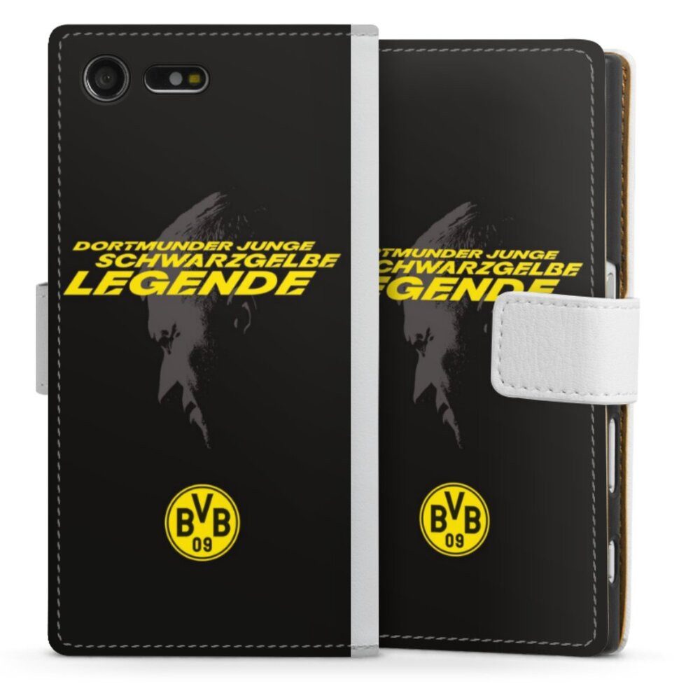 DeinDesign Handyhülle Marco Reus Borussia Dortmund BVB Danke Marco Schwarzgelbe Legende, Sony Xperia X Compact Hülle Handy Flip Case Wallet Cover