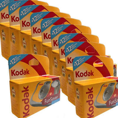 Kodak 10 x Einwegkamera Kodak Fun Saver 27+12 ISo 800 Einwegkamera
