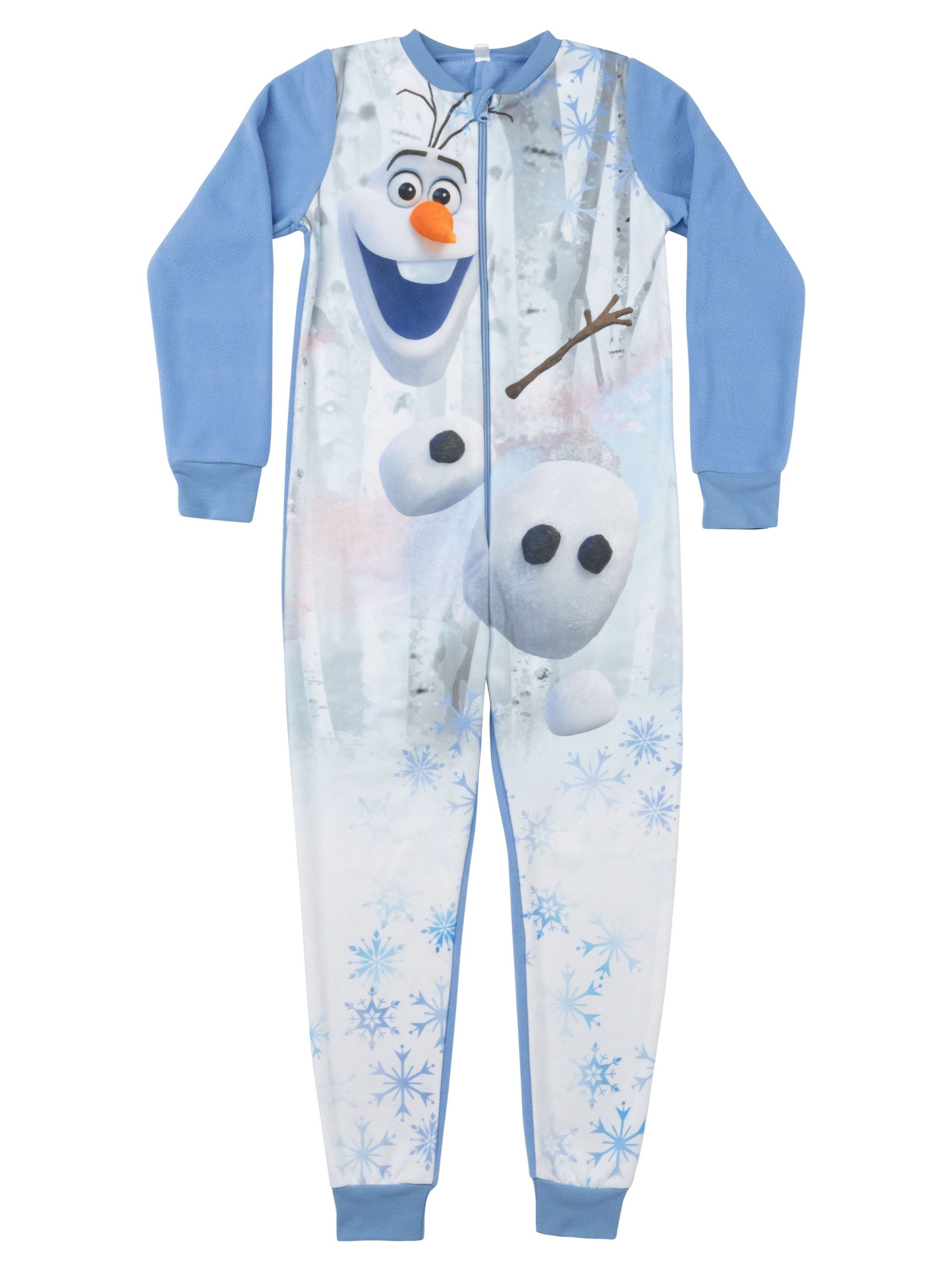 Jumpsuit Disney Die Eiskönigin Jumpsuit Olaf Frozen Overall Pyjama Schlafanzug