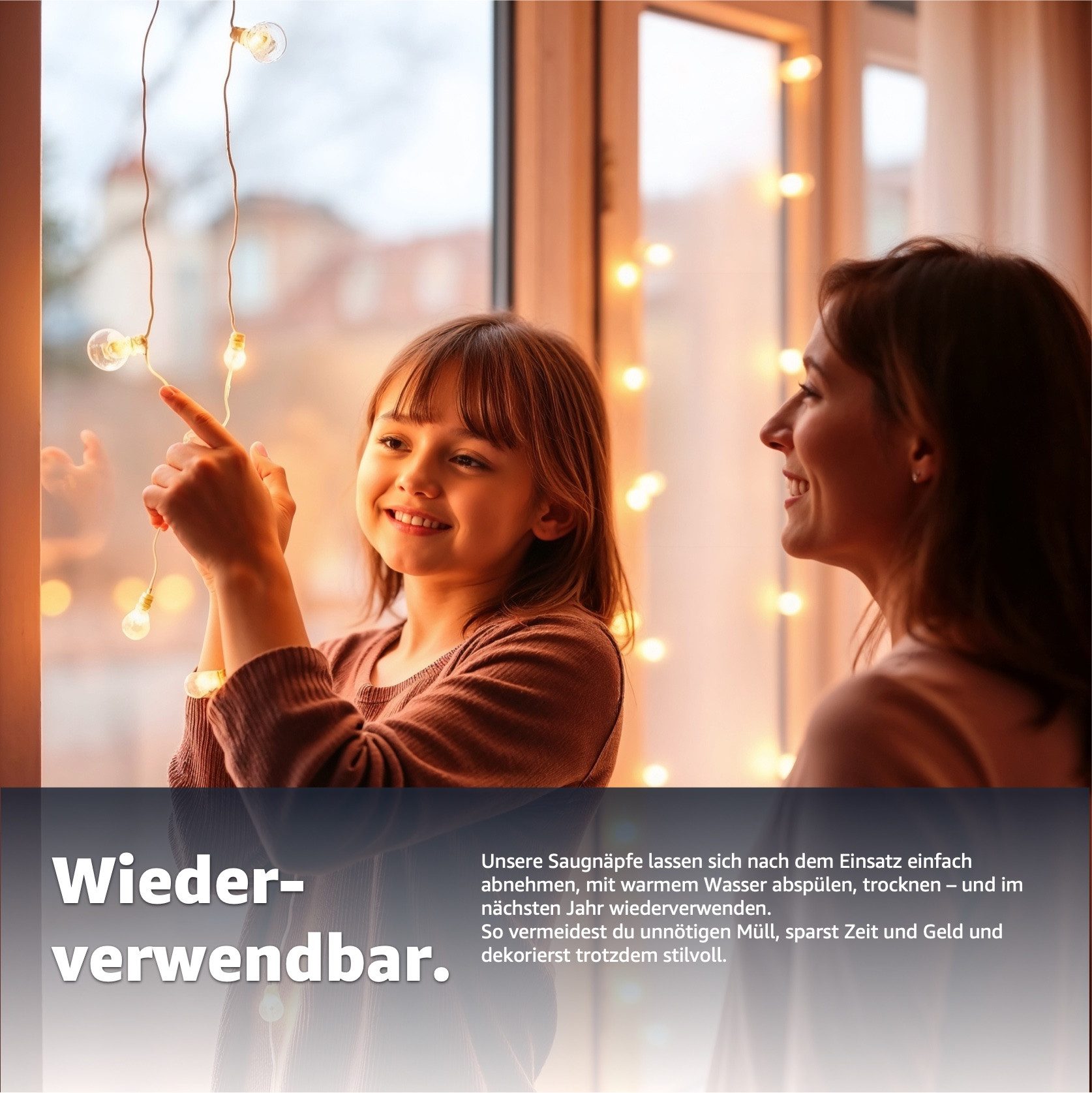 Weihnachtswunder® Klebehaken 20 transparente Saugnapfhalter mit Schlitz für Lichterketten, zahlreichen lichterketten, (20er Set, 20-St., 20-teilig), mit Schlitz – Bild 4 von 5
