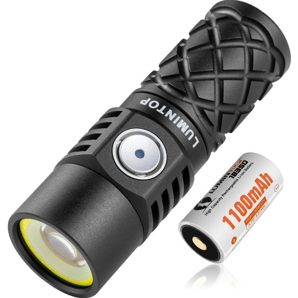 Lumintop Taschenlampe W3 kombiniert COB Licht mit LEP Licht und rotes Licht (1-St)