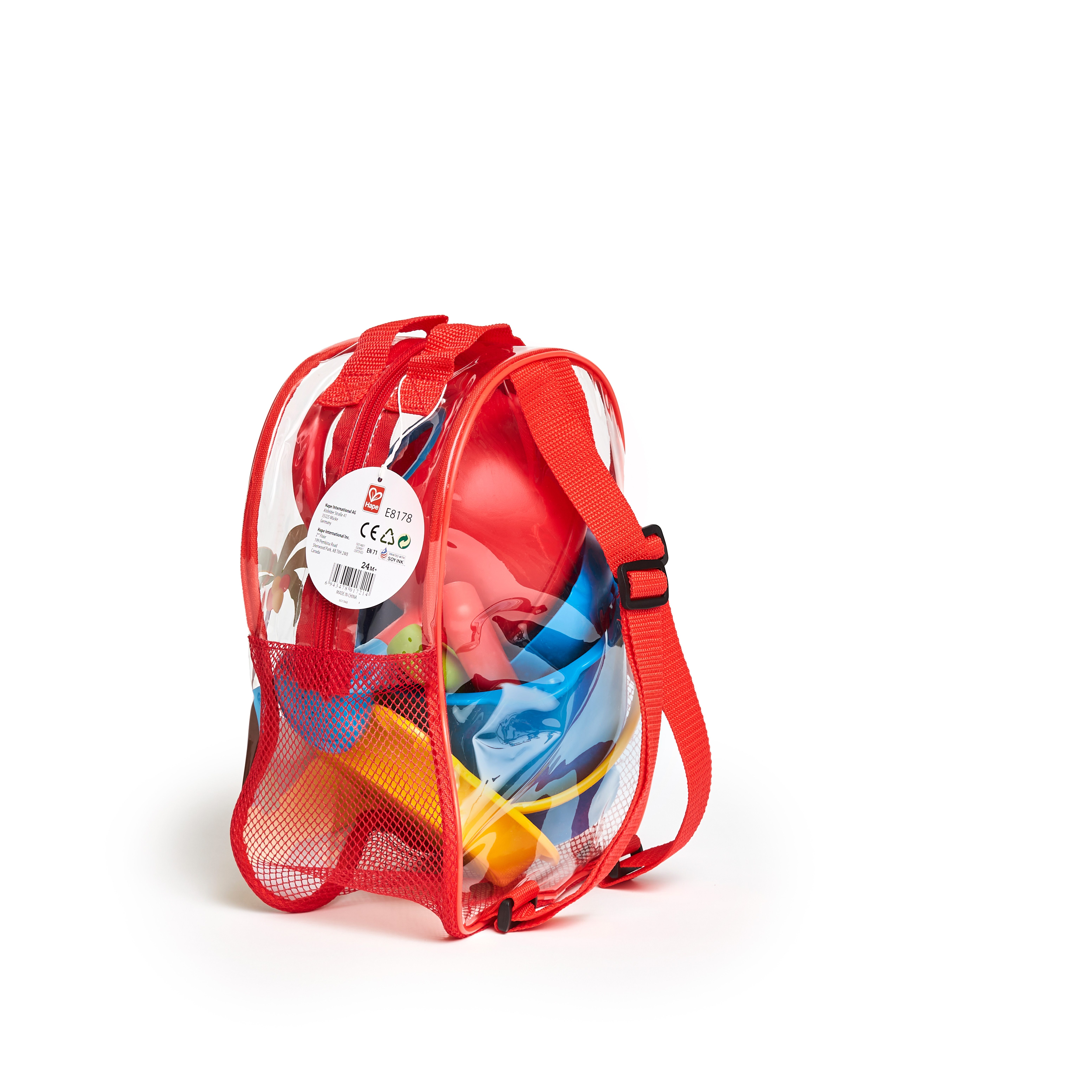 Hape Sandform-Set Strandrucksack Grundausstattung