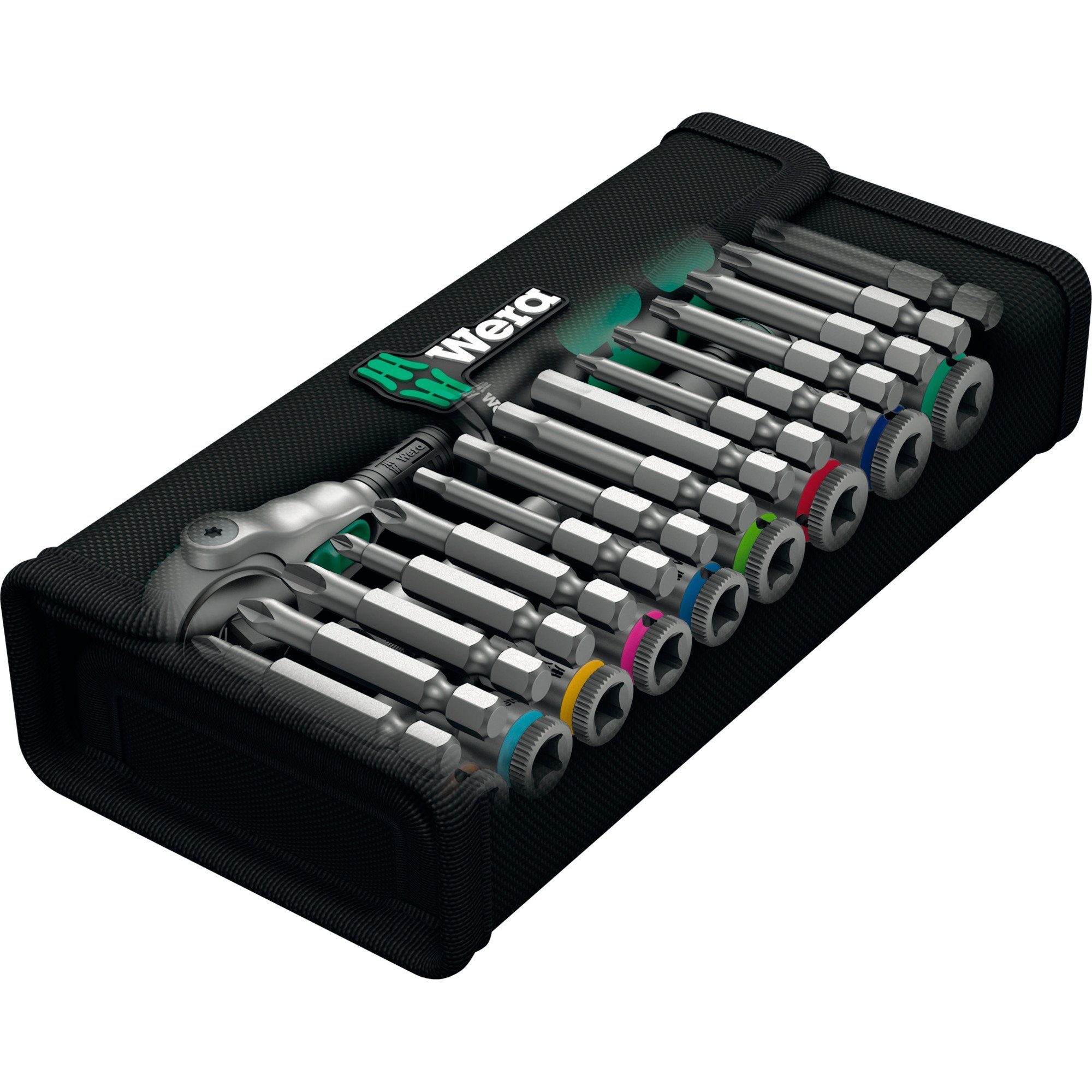 Wera Ratschenringschlüssel Wera 8100 SA 9 Zyklop Speed-Knarrensatz, zöllig