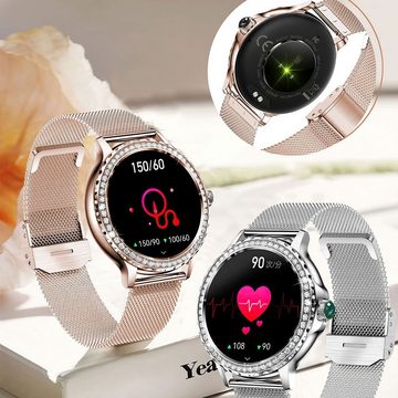 Welikera Smartwatch, Herzfrequenz, Blutdruck, Schlaferkennung, Bluetooth Watch