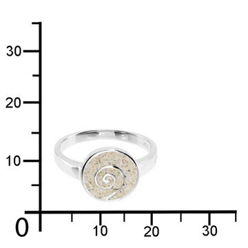 DUR Silberring - Spirale - Strandsand - Silber 925/000 -, (1-tlg)