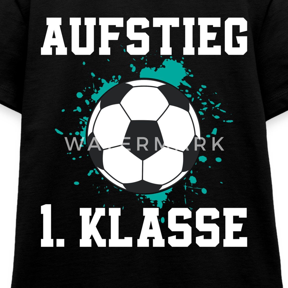 Spreadshirt T-Shirt Einschulung Schulkind Fußball Geschenk 1. Klasse Kinder Premium T-Shir (1-tlg)