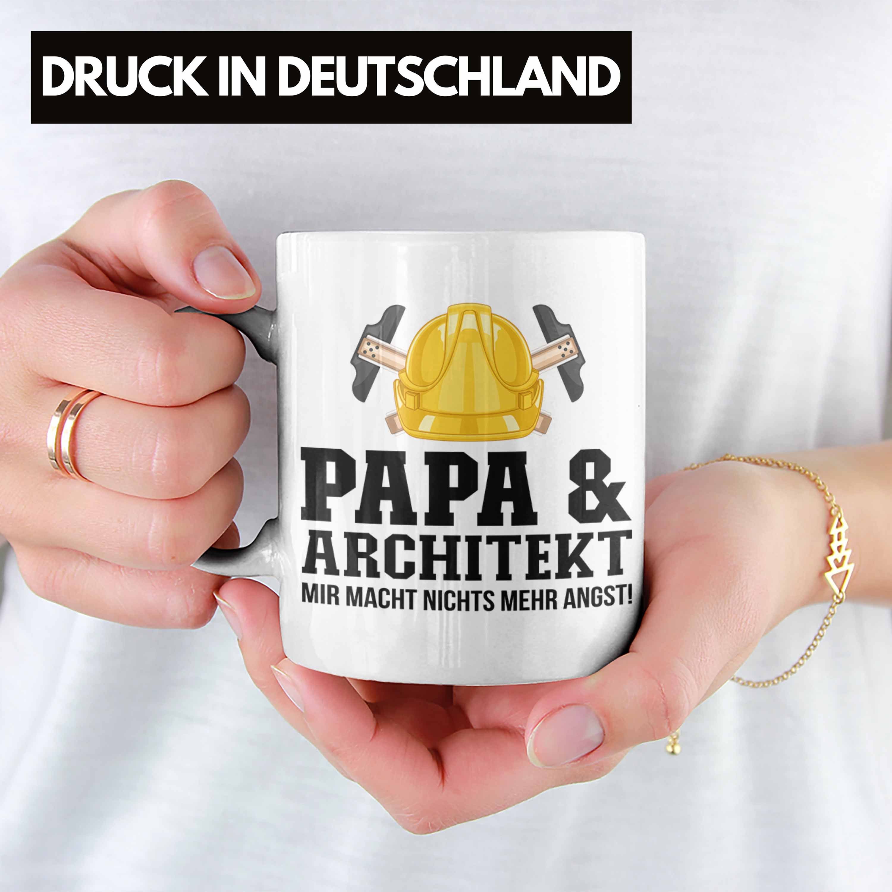 Papa für und Trendation Weiss Architekt Tasse Vater Architekt Trendation Tasse Geschenkidee -