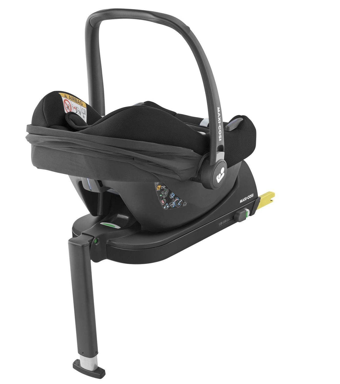 Maxi-Cosi Babyschale Essential Black, ab: 0 Monate, bis: 1 Jahr, (3-tlg)