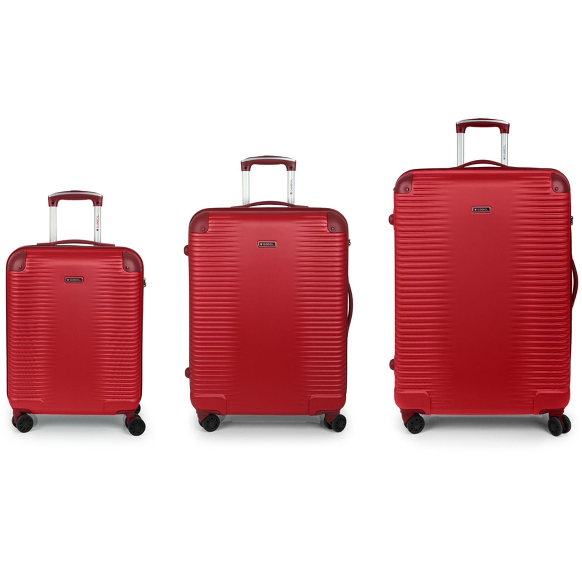 Gabol Trolleyset Balance XP, 4 Rollen, (3-teilig, 3 tlg), ABS