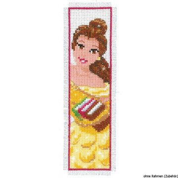 Vervaco Kreativset Vervaco Disney Lesezeichen "Beauty Aida", (embroidery kit by Marussia)