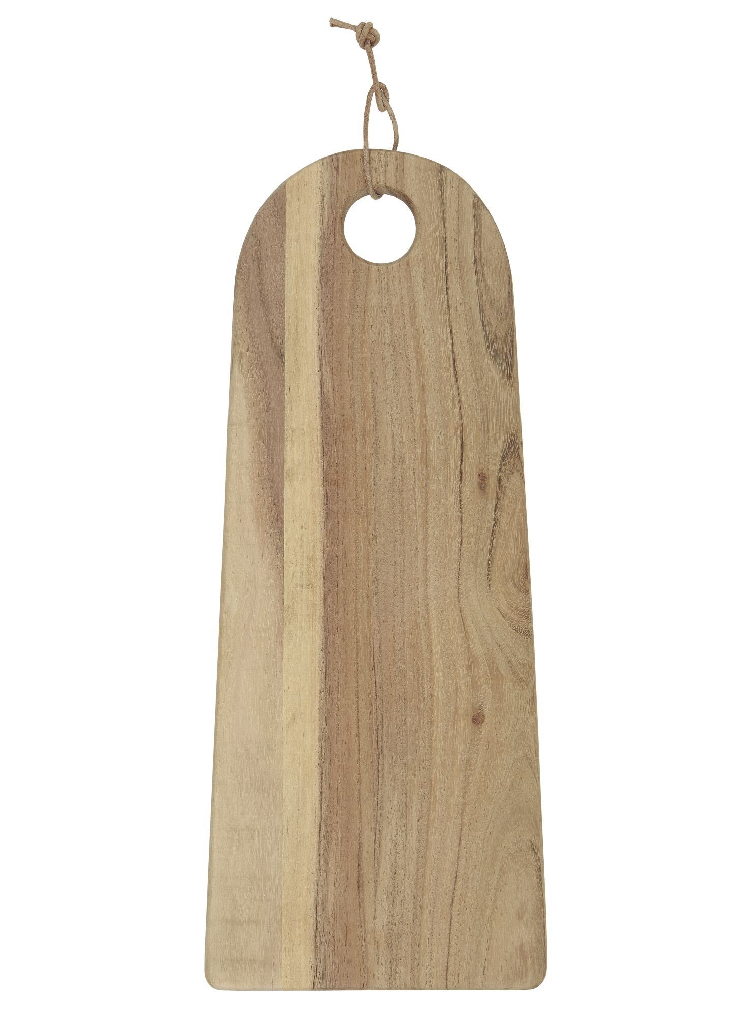 Servierbrett Schneidebrett Servierbrett Brettchen Holz Gerundet L 50cm Ib Laursen