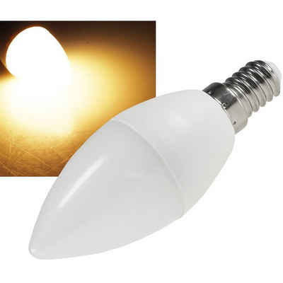 ChiliTec Sockelleuchten LED Kerzenlampe E14 "RA95" 2900k, 480lm, 230V/6W, 160°, warmweiß