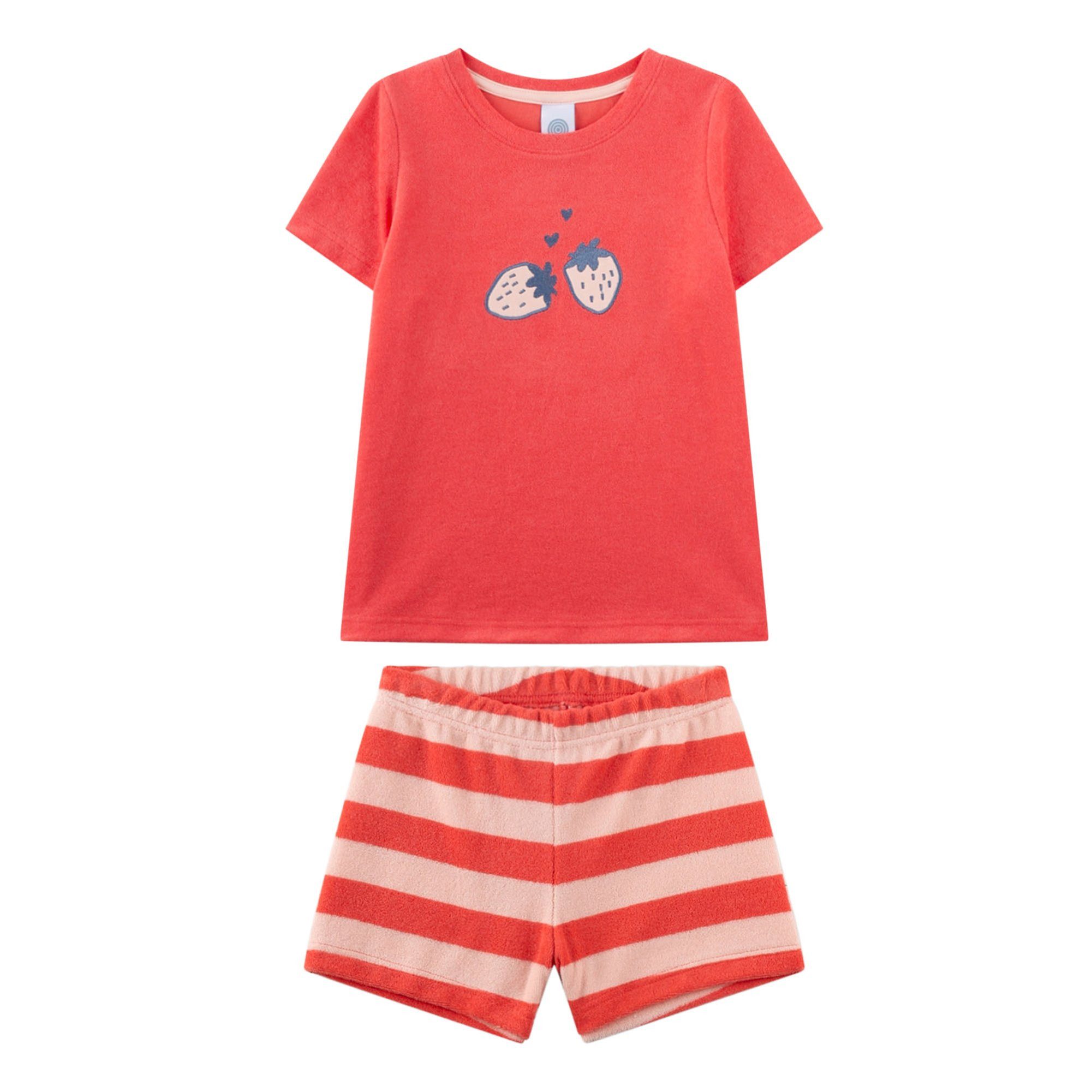 Sanetta Pyjama Mädchen Pyjama 1er Pack Baumwolle (2 tlg)
