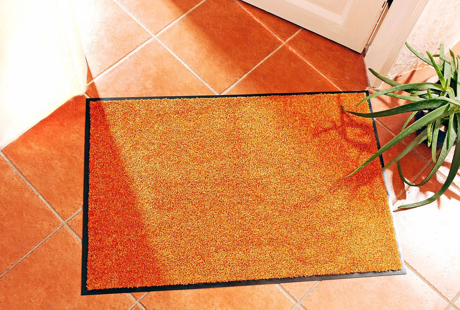 HANSE Home Fußmatte Wash & Clean, rechteckig, Höhe: 7 mm, Schmutzfangmatte, Türmatte, In- und Outdoor, Teppich, Läufer, waschbar