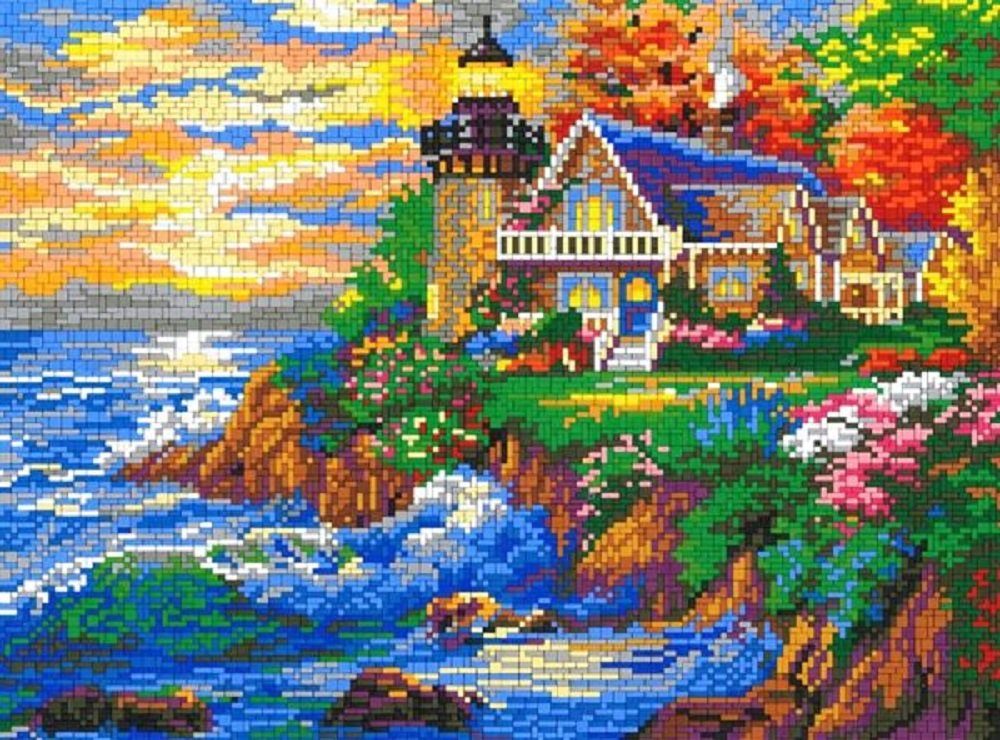 Stick it Steckpuzzle Leuchtturm, 11600 Puzzleteile, Bildgröße: 66 x 53 cm günstig online kaufen