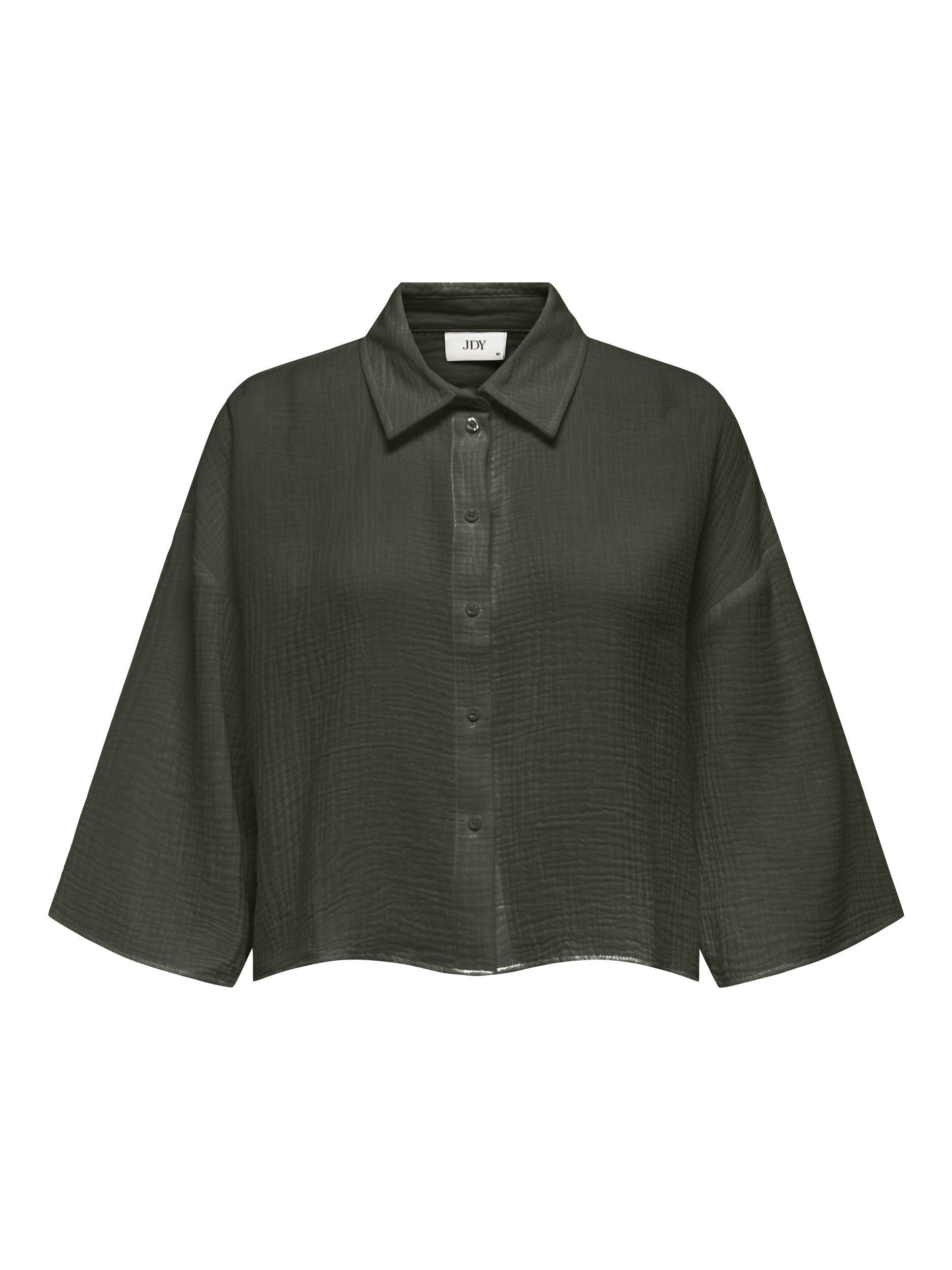 JDY Hemdbluse - Hemd - Blusenshirt - JDYTHEIS LIFE 3/4 CROP SHIRT WVN NOOS günstig online kaufen