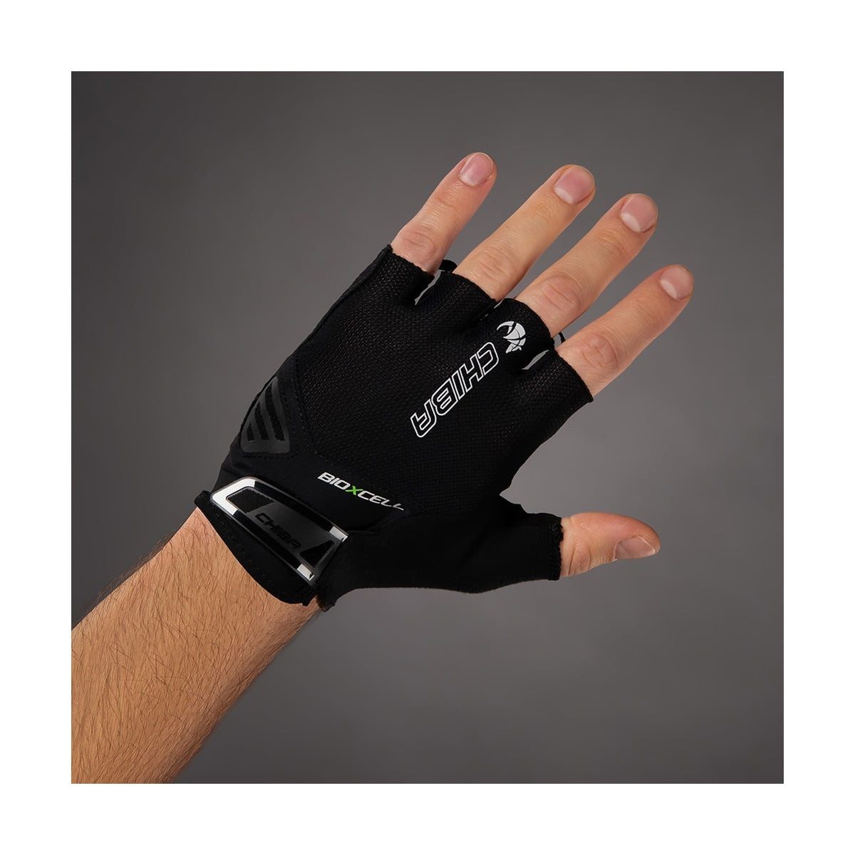 Fahrradhandschuhe BioXcell AIR schwarz/schwarz